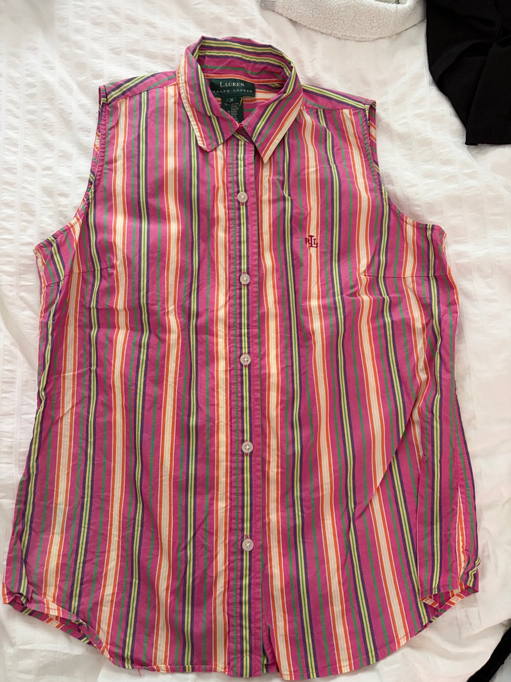 Ralph lauren sleeveless button up